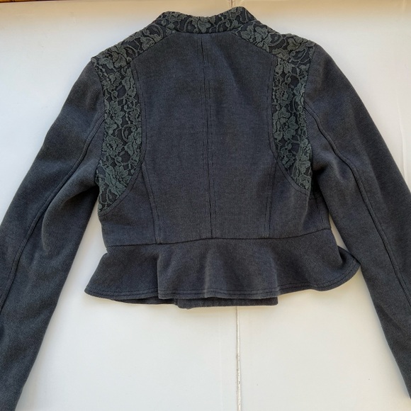 Free People - military style cropped knit jacket - Picture 3 of 15